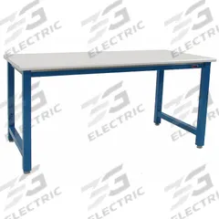 BENCHPRO Workbench: Fixed Ht, Laminate, 120 in x 36 in, 6,600 lb Overall Load Capacity, Blue (MPN KF36120). Key specifications — Brand: BENCHPRO.