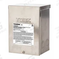 TORK Pool Light Transformer: 300 W Max Power Consumption, 120V AC, 12V AC/13V AC/14V AC, Silver (MPN TPX300S). Key specifications — Color: Silver; Brand: TORK; Enclosure Material: Stainless Steel; Input Voltage: 120V AC; Output Voltage: 14V AC.