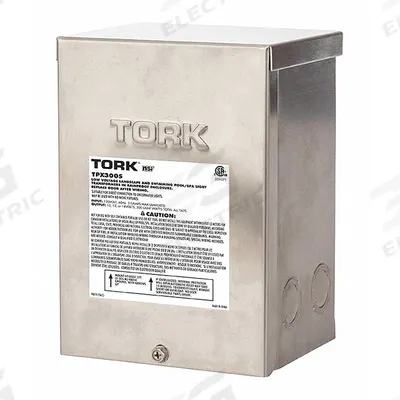 TORK Pool Light Transformer: 300 W Max Power Consumption, 120V AC, 12V AC/13V AC/14V AC - Landscape, Pool & Spa Lighting Transformers