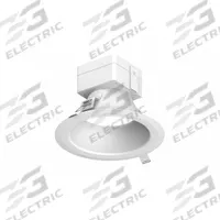 LUMINATION Downlight: 6 in Dia, 2,500 lm, 3000K, 59.5 W, 120 to 277V AC, 5 7/16 in Overall Ht, White (MPN LRXR62X9SWEL). Key specifications — attr1262090: White; attr1262072: 40W CFL/ 150W INC; attr1262081: Yes; attr1262085: 3000K; attr1262092: LUMINATION; attr1262050: 120 to 277V AC.