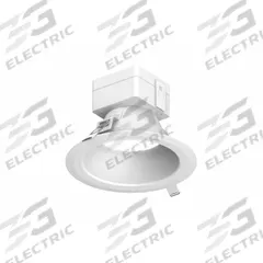 LUMINATION Downlight: 6 in Dia, 2,500 lm, 3000K, 59.5 W, 120 to 277V AC, 5 7/16 in Overall Ht, White (MPN LRXR62X9SWEL). Key specifications — attr1262090: White; attr1262072: 40W CFL/ 150W INC; attr1262081: Yes; attr1262085: 3000K; attr1262092: LUMINATION; attr1262050: 120 to 277V AC.