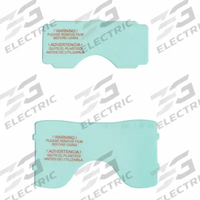 JACKSON SAFETY Rebel Welding Mask Lens Kit: 46200, Polycarbonate, Clear - Welding Lens Covers & Protection Plates