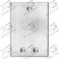 HUBBELL KILLARK Interior Panel: Back Panel Panel, 4.5 in Overall Ht, 4 in Overall Wd, Aluminum, 6074. Key specifications — Panel Style: Back Panel; Brand: HUBBELL KILLARK; Manufacturer Part Number: 6074; Material: Aluminum.
