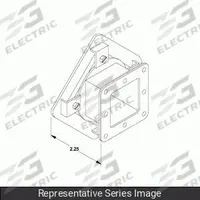 Wireway Nipple: 8 in Wd, 8 in Ht, 2 1/4 in Lg, Stainless Steel (MPN 1487EV2SS). Key specifications — Brand: HAMMOND MANUFACTURING; Material: Stainless Steel.