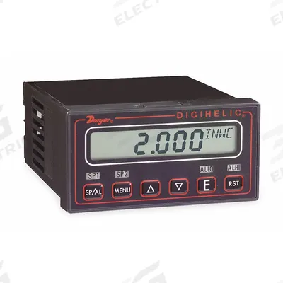 Dwyer Digital Panel Meter: 9,999 Display Span - Max, 100 V AC – 240 V AC, 132 V DC – 240 V DC - Differential Pressure Controllers