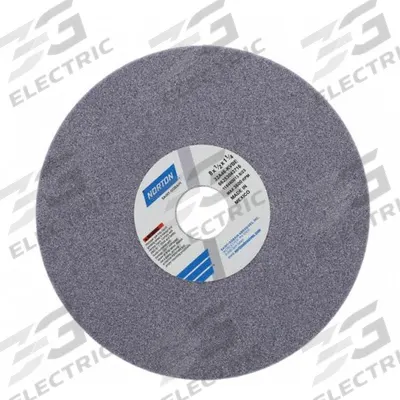 NORTON Straight Grinding Wheels: Type 1, 8" x 1/2" x 1 1/4" - Grinding Wheels for Moderate-to-Heavy Grinding of Tool Steels