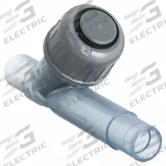 GF PIPING SYSTEMS Y Check Valve: Piston, Y-Style Valve Body, 1/2 in Pipe Size, Spigot x Spigot, PVC (MPN 192304006). Key specifications — Brand: GF PIPING SYSTEMS.