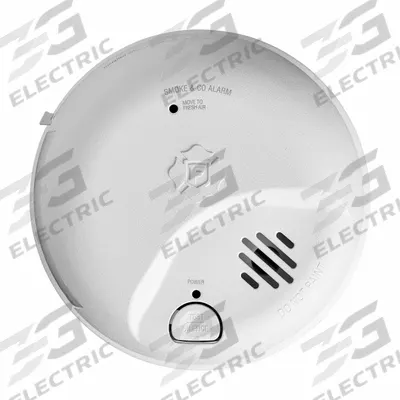 BRK Smoke/CO Alarm: Carbon Monoxide/Smoke, Hardwired, Battery Backup, Smoke/CO Detector - Combination Carbon Monoxide & Smoke Detectors