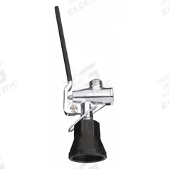 CHICAGO FAUCETS Pre-Rinse Sprayer: Brass, Chrome, 9 in Overall Lg, 3/4"-14 Connection Size, UNS (MPN 90-LABCP). Key specifications — Inlet Connection Type: UNS; Brand: CHICAGO FAUCETS; Connection Size: 3/4"-14; Color/Finish: Chrome; Includes: Trigger Lock; Material: Brass; Product Type: Pre-Rinse Sprayer.