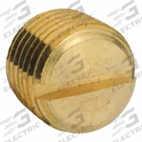 PARKER Plug: Plug, 1/4 in, NPT Threaded, 1,000 psi, 13/32 in Lg, C37700 Brass (MPN 220P-4). Key specifications — Maximum Operating Pressure: 1,000 psi.