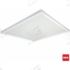 RCA COMMERCIAL Flat Panel Lay-In Troffer: 2 ft Lg, 2 ft Wd, 19,500 lm, 5000K, 150 W, 100 to 277V AC (MPN P15050TB1041). Key specifications — attr1261884: 100 to 277V AC; attr1261878: RCA COMMERCIAL; attr1261883: 400 W Metal Halide; attr1261870: 5000K; attr1261880: Yes.