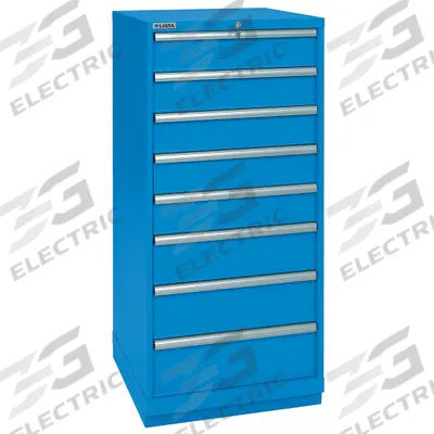 LISTA Modular Drawer Cabinet: 28 1/4 in x 28 1/2 in x 57 1/8 in, 8 Drawers, 81 Compartments - Lista Modular Drawer Cabinets