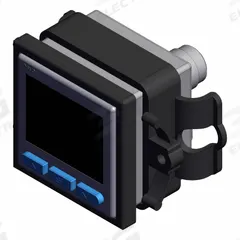 SMC High Precision Pressure Switch: 6 mm Port Size, 2 NPN/PNP Output, 12 to 24V DC, -5°C to 50°C (MPN ZSE20A-R-M-C6L-B). Key specifications — attr124221: ZSE20A-R-M-C6L-B; attr124227: ZSE20A(F); attr124234: 2 NPN/PNP Output; attr124235: 12 to 24V DC; attr1042233: 4-Pin Snap-In Plug.