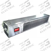 DAYTON Gas Infrared Patio Heater: Propane, 31,000 BtuH Heating Capacity Input, 8 ft Min. Mounting Ht (MPN 21MK94). Key specifications — Brand: DAYTON; Fuel Type: Propane; Floor Coverage @ Minimum Mounting Height: 8 x 8 ft; For Use Outdoors: Outdoor Use Only; Housing Color: Silver; Housing Material: Stainless Steel; Overall Dimensions - H x W x D: 10-7/8 in x 9 in x 48-3/8 in.