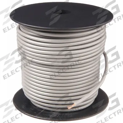 GROTE Primary Automotive Wire: GPT, 100 ft, 1 Conductor, 14 AWG, Gray - PVC-Insulated General Purpose Primary Wires