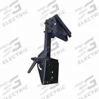 GAMBER-JOHNSON Device Mount: Device Mount, Forklifts, Overhead Guard, Black, 14 3/8 in Overall Ht (MPN 7160-1591-01). Key specifications — Product Type: Device Mount; Color: Black; Mounting Location: Overhead Guard; Includes: Mounting Bracket; Features: Allows for Flexibility in Mounting in Different Positions Overhead; Compatible Vehicle Type: Forklifts.