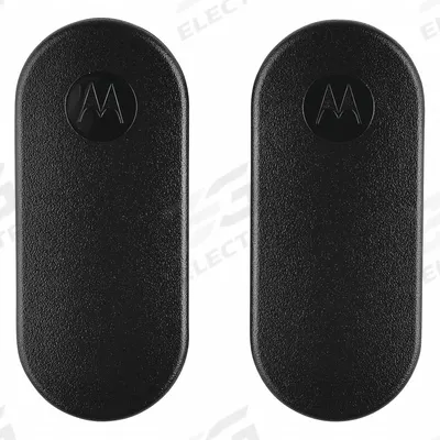 MOTOROLA Belt Clip: Fits Motorola, For T100/T200 Series, Black, Plastic, Belt Clips - Motorola-Compatible Carrying Accessories