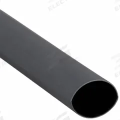3M Heat Shrink Tubing: 0.75 in I.D. Before Shrinking, 0.38 in I.D. After Shrinking, 4 ft Lg, 5 PK (MPN EPS200-3/4-48"-BLACK-5 PCS). Key specifications — attr202046: Black; attr211475: 3M.