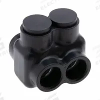 POLARIS Multitap Connector: 2 Port, Double-Sided Entry, 3/0 AWG – 3/0 AWG Wire Size, Black (MPN IT-3/0B). Key specifications — Body Material: Aluminum; Brand: POLARIS.