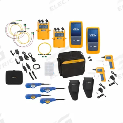 FLUKE NETWORKS Fiber Optic Tester: Fiber Optic Tester, MMC/MPO, LCD Touchscreen, Digital - Optical Power Meters & Kits for Loss Testing