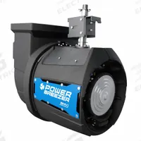 POWER BREEZER Mounted Misting Cooler: 126,500 BtuH Cooling Capacity, 30 ft Misting Distance - Max (MPN PBS2-126P). Key specifications — Mounting Type: Street Light; Voltage: 110/277V AC; Brand: POWER BREEZER.