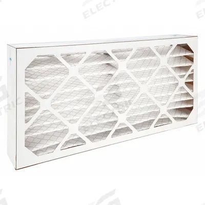 GRAINGER Pleated Air Filter: 12 in x 24 in x 4 in, MERV 8 - MERV 8 Pleated Air Filters