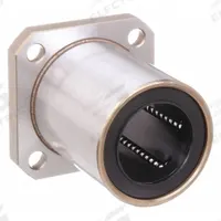 NB Linear Square Flange Mount Bearing: Single, SWK, 1 1/4 in ID, 3.125 in Flange Wd (MPN SWK20GUU). Key specifications — Material: Resin.