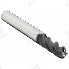 OSG Ball End Mill: Carbide, TiAlN Coated, 4 Flute, 3/16" Mill Dia, 5/8" LOC, 2-1/4" OAL (MPN VG441-1875-BN)