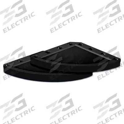 SUNCAST Shelving Kit: 15 in x 15 in x 1 1/2 in, Black, Resin - Storage Kits for Plastic Sheds with Gable Roof