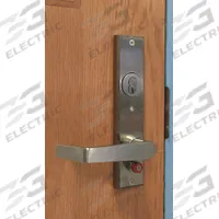 SECURITECH Door Lockset: Classroom Security Lever Locksets, Stainless Steel, ADA Compliant, SFIC (MPN SPELL-EM10-630-LH). Key specifications — Ligature Resistance: Not Ligature-Resistant; Brand: SECURITECH; Visual Indicator Message: No Message; ADA Compliant: Yes; Finish: Satin Stainless Steel.