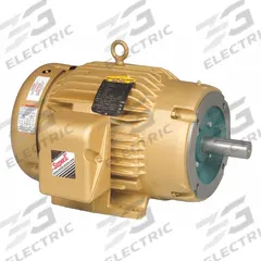 BALDOR General Purpose Motor: C-Face/Rigid Base Mount, Totally Enclosed Fan Cooled, 20 hp, 3,520 RPM (MPN CEM4106T). Key specifications — Brand: BALDOR; Nameplate Voltage @ 60 Hz: 460V AC; Full Load Current @ 60 Hz: 5.0/23.0/46.0 A; Nameplate RPM @ 60 Hz: 3,520 RPM; Motor Enclosure: TEFC.