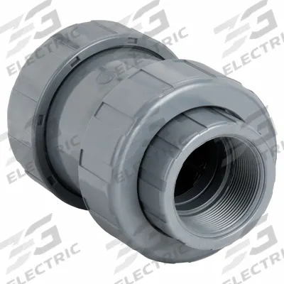 HAYWARD Check Valve: Ball, Inline Valve Body, PVC, 3 in Pipe Size, FNPT x FNPT - PVC Ball Check Valves