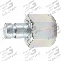 PARKER Nipple with Dust Cap: 1/8 in, Seal-Lok, Seal-Lok, Steel, 0.8 g/min Max Flow Rate, Dust Cap (MPN PD38BTL-6). Key specifications — Brand: PARKER; Includes: Dust Cap; Body Material: Steel; Connection Type: Seal-Lok; Temperature Range: -40 to 250 Deg F.