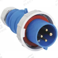 BRYANT Pin and Sleeve Plug: Orange, 250V AC, Three Phase, 30 A, 3 Pole, 4 Wire, IEC Grounding (MPN BRY430P9W). Key specifications — Brand: BRYANT.