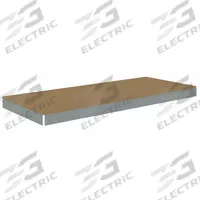 TENNSCO Shelf: 60 in x 24 in, 2,000 lb Load Capacity, Particleboard, Gray, Shelf (MPN ZLES-6024D). Key specifications — Decking Material: Particleboard; Includes: (4) Beams; Decking Finish: Unfinished; Shelf Configuration: Single Straight; Color: Gray; Frame Material: Steel; Brand: TENNSCO; Frame Finish: Zinc Plated.