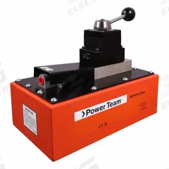 POWER TEAM Pnuematic Hydraulic Pump: 100 psi Max. Op Pressure, 1 gal Reservoir Capacity, Foot (MPN PA6DM-1). Key specifications — attr944932: 3-Way; attr995446: Foot.