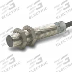 EATON Inductive Cylindrical Proximity Sensor: Non-Terminated Cable, Semi-Shielded, 2 Wires, AC-Type (MPN E57-12LE06-A). Key specifications — Brand: EATON; AC Supply Voltage Rating: 20-132V AC; DC Supply Voltage Rating: Not Rated.