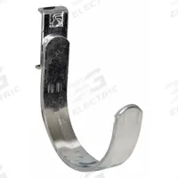 TRESTON J-Hook: 3 1/8 in x 1 31/32 in x 2 in, 5 Hooks, Screw-In, Surface, Silver (MPN 853236-51). Key specifications — Mounting Type: Surface; Includes: Black Holding Clip; Finish: Zinc-Plated; Color: Silver; Accessory Type: J-Hook; Locking System: Screw-In; Material: Steel; Brand: TRESTON.