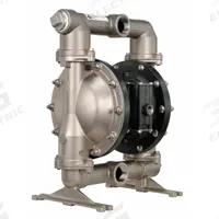 ARO Double Diaphragm Pump: 316 Stainless Steel Body, 1 1/2 in, NPT Connection, 130 gpm, PTFE Valve (MPN PD15A-ASS-STT). Key specifications — Brand: ARO; Seat Material: 316 SS; Check Valve Material: PTFE.