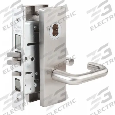 ABILITY ONE Door Lockset: Office Lever Locksets, Stainless Steel