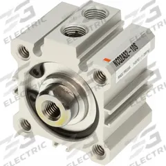 SMC Compact Cylinder: 32 mm Bore Dia, 15 mm Stroke Lg, Tapped Hole Mounting, Aluminum, 1/8 in NPT (MPN NCQ2A32-15DMZ). Key specifications — attr946022: Tapped Hole; attr946024: Single Rod; attr946038: NCQ2; attr1123057: Rotating Rod; attr945997: SMC.