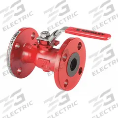 KECKLEY Manual Two-Way Ball Valve: 1 in, Carbon Steel, Straight, Class 300 Flange, One-Piece (MPN BVF1RF4RCSRGSL-100). Key specifications — Brand: KECKLEY; Handle: Locking Lever.