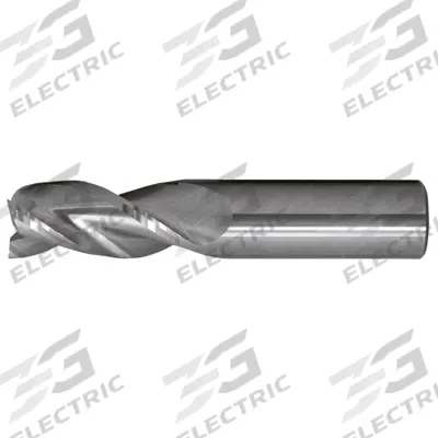 CLEVELAND Square End Mill: Carbide, 3 Flute, 3/4" Mill Dia, 2-1/2" LOC, 5" OAL (MPN C72422) - Carbide Square End Mills for Aluminum
