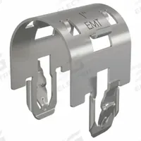 EMT Condiut Clamp: Spring Steel, SST (Dakota ProTect™ Wet/Dry: 1000hr), 1 in Conduit Trade Size (MPN DS-CC-1EMT-PT/100). Key specifications — Color: Gray; Material: Spring Steel; Finish: SST (Dakota ProTect™ Wet/Dry: 1000hr); For Use With: Smart-Cap/Slotted Receiver.