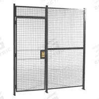 RAPIDWIRE Welded Partition Cage: 10 ft W x 2 in D 10 ft H, Gray, 1 Sides, Powder-Coated (MPN 10101W). Key specifications — attr1283235: Yes; attr1283272: RAPIDWIRE; attr1283267: Welded; attr1283268: Complete Wire Security Cages; attr1283246: Keyed Different Cylinder; attr1283240: In; attr1283243: Yes; attr1283254: No.