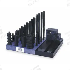 TE-CO Machine Clamping Kit: For 5/8 in T-Slot, 1/2"-13 Stud, 51 Pc (MPN 20206). Key specifications — Brand: TE-CO; Includes Studs: (4) 4 in.