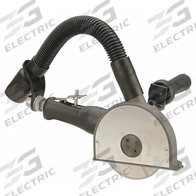DYNABRADE Cut-Off Tool: 5 in Wheel Dia, 1.3 hp Horsepower, 12,000 RPM Max. Speed - Standard Reach Right-Angle Mount Air-Powered Cut-Off Tools