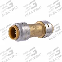 SHARKBITE Check Valve: Swing, 2-Way, Inline Valve Body, 1/2 in Pipe Size, Brass, 32°F to 200°F, EPDM (MPN UR2008). Key specifications — Brand: SHARKBITE; Disc Material: 301 Stainless Steel.