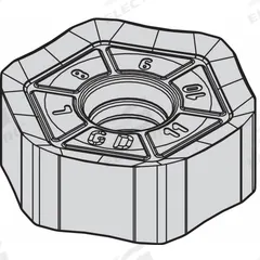 WIDIA Hexagon Milling Insert: HNPJ535ANSNGD, HNPJ0905ANSNGD (MPN 5550908)