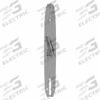 MILWAUKEE Guide Bar: 14 in Compatible Bar Lg, 3/8 in, 0.05 in Gauge, 59 Links (MPN 49-16-2745). Key specifications — Brand: MILWAUKEE; Compatible Chain Saw Manufacturer: Milwaukee®; Pitch: 3/8 in.
